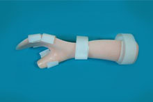 resting palmar splint( resting pan splint) 이미지