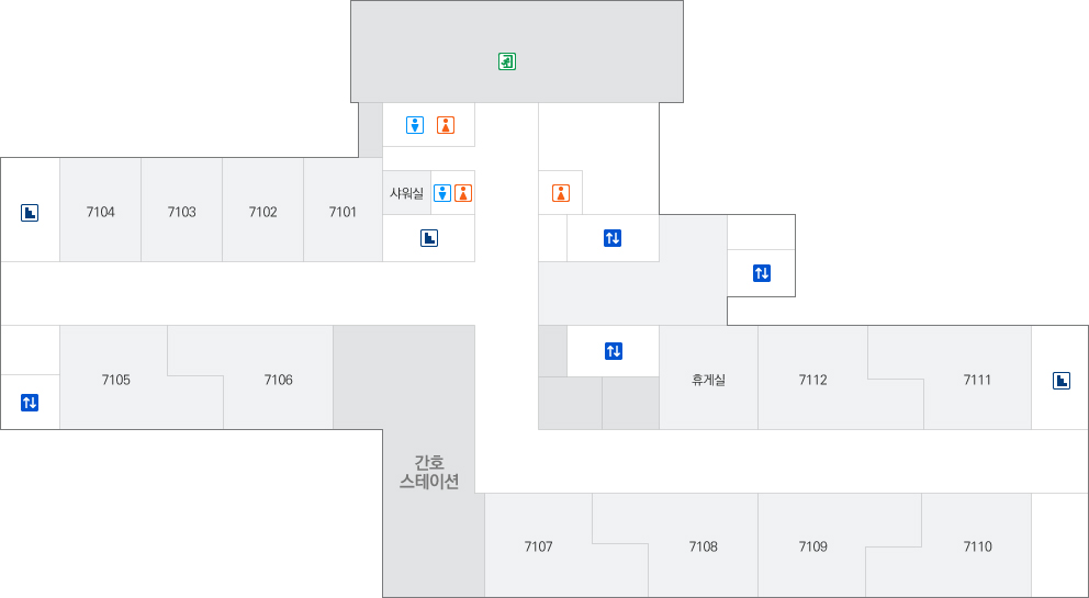 7층 원내 위치도